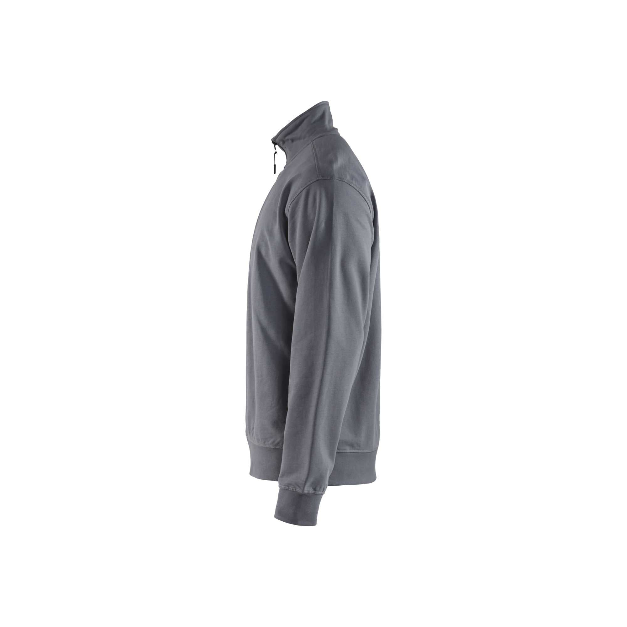BLAKLADER 33691158 Sweatshirt with Half Zip Work Sweatshirt MEN - 100% Cotton